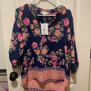 Womens Floral Blouse